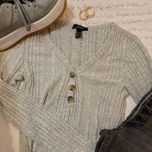 Ribbed Long Sleeve Sweater
